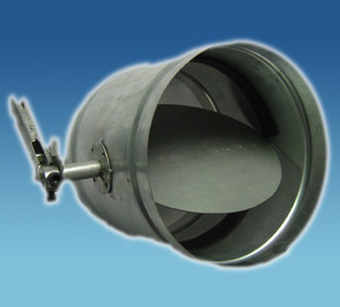 HDR - T1 Manual Operated Circular Control Damper (Toothlike)