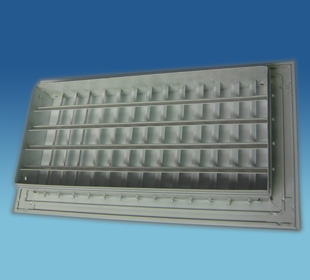 GV-A Aluminum Alloy Double Deflection Supply Grille