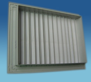 An RV - A aluminum Single Deflection Return Grille