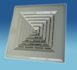 DCC - P ABS Square Ceiling Diffuser