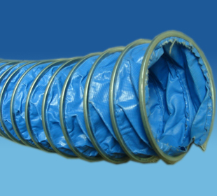 Blue Flexible Duct (High Temperature Resistant Up to 100 ° C)