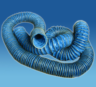 Blue Flexible Duct (High Temperature Resistant Up to 100  C)